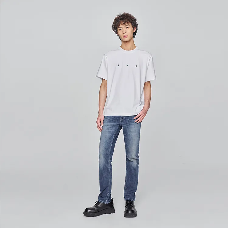 Lee T Shirts Men White-2
