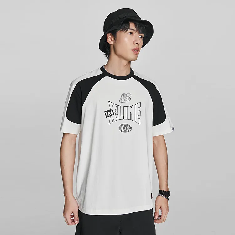 Lee Little Liu Duck Co branded Model T Shirts Men Ecru-5