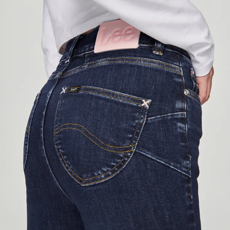 Lee FW24 Jeans Women's Dark Blue-5