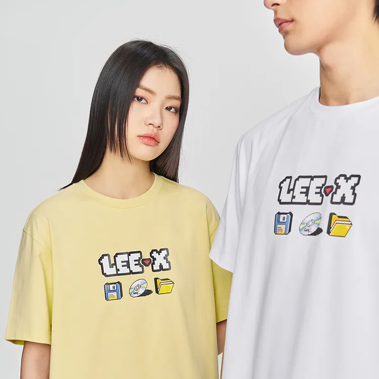 Lee T Shirts Unisex Yellow-2