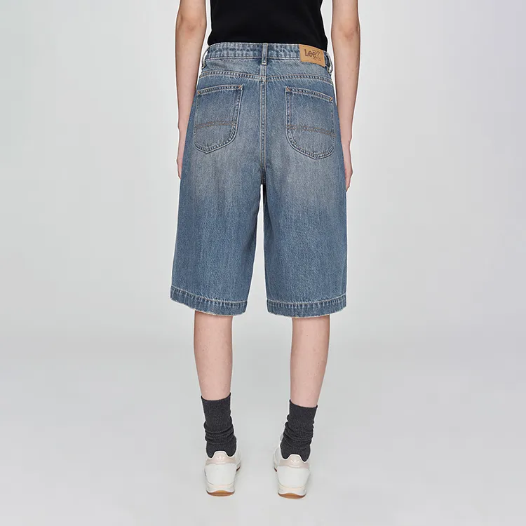 Lee Denim Shorts Women's Medium Blue-1