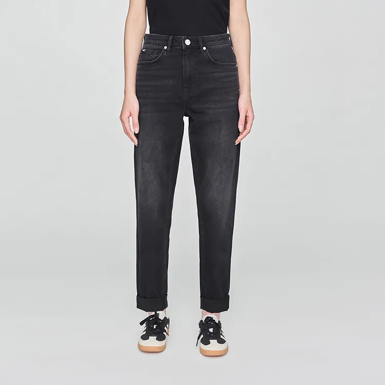 Lee SS25 Jeans Women's Black Gray Color-3