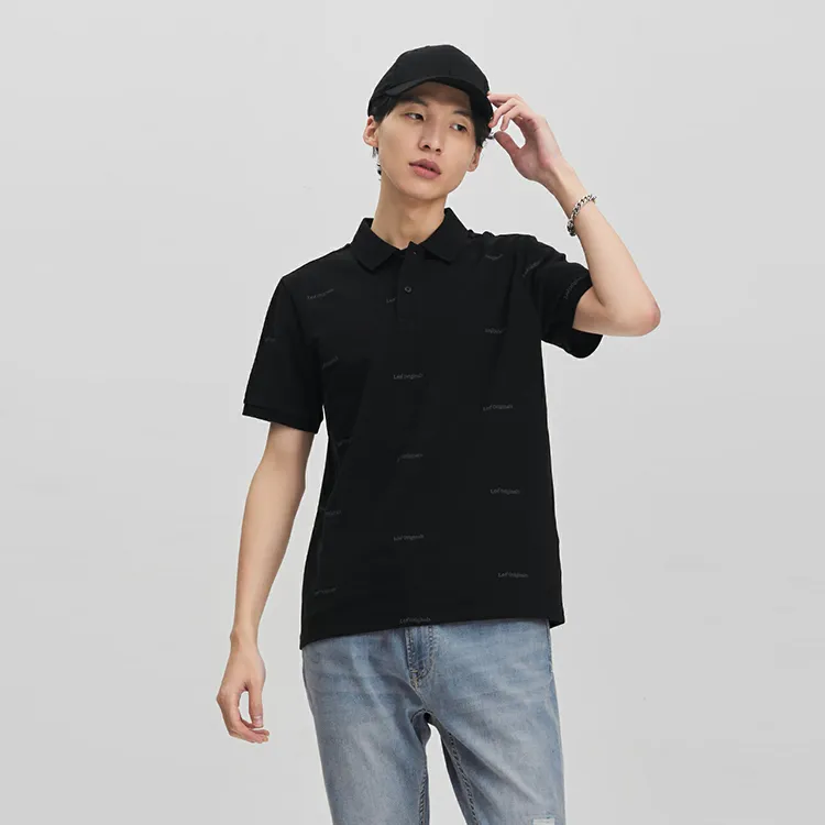 Lee Polo Shirts Men Black-4