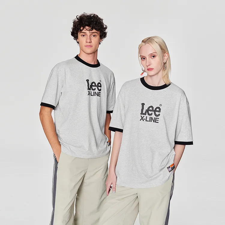 Lee Xline T Shirts Unisex Gray-2