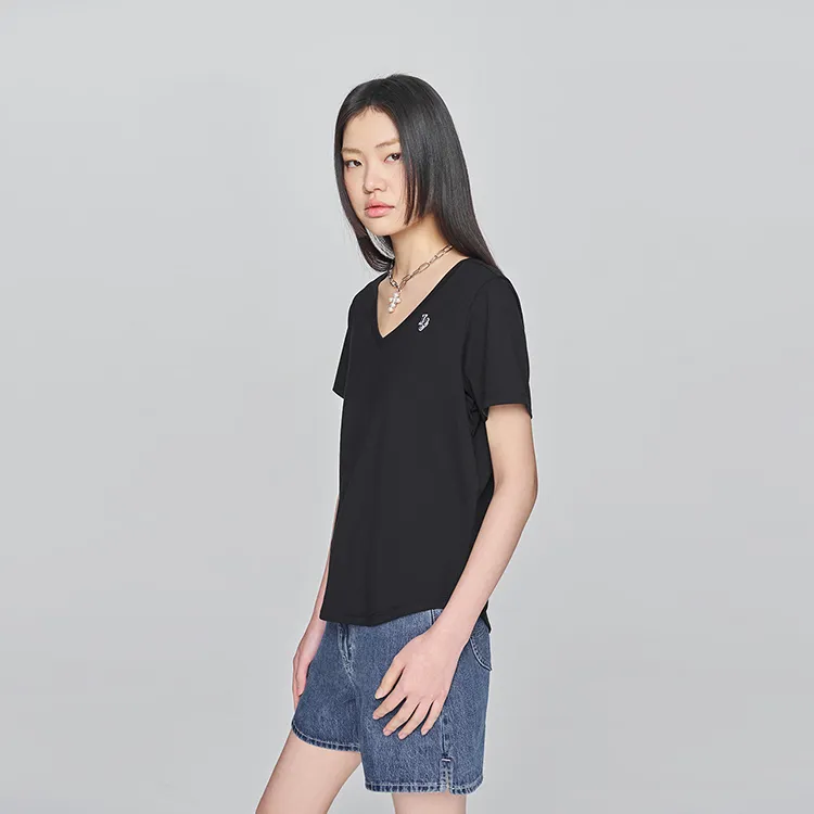 Lee Regular T Shirt Women's Black-4