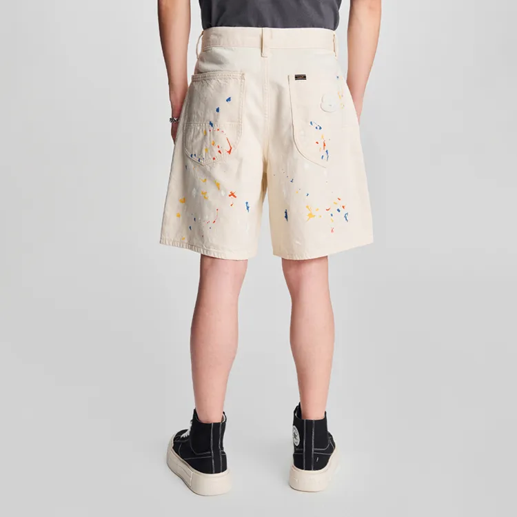 Melting Sadness X Lee Casual Shorts Unisex Ivory-5