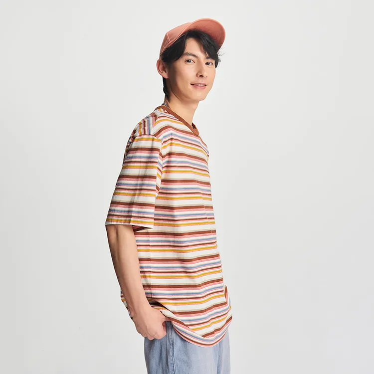 Lee T Shirts Men Brown-3