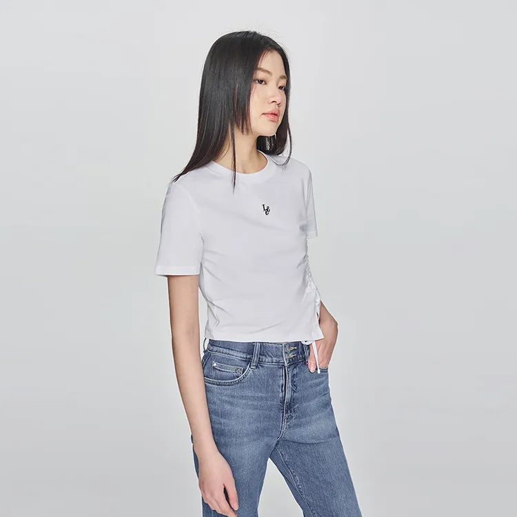 Lee SS25 Regular T Shirt Women's White-4
