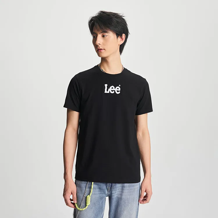 Lee T Shirts Men Black-4