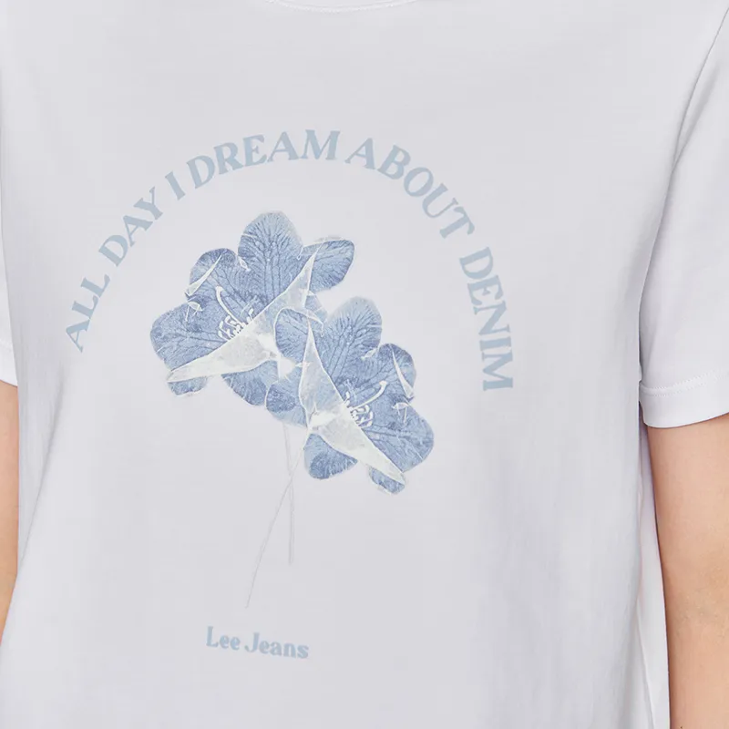 Lee T Shirts Women's White-5