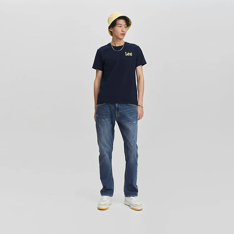 Lee T Shirts Men Navy Blue-5