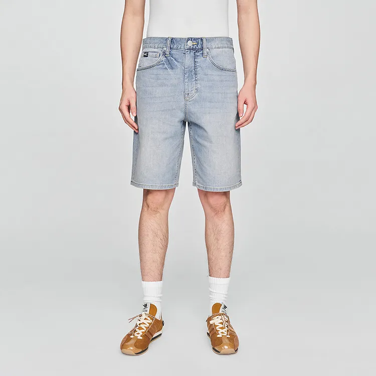 Lee SS25 Denim Shorts Men's Light Blue-4