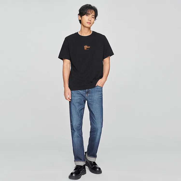 Lee T Shirts Men Black-2