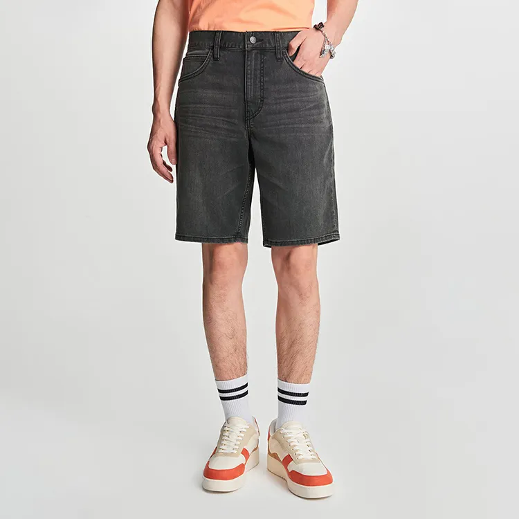 Lee Denim Shorts Men's Black Gray-5