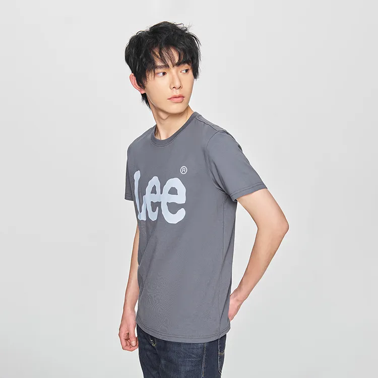 Lee SS25 T Shirt Men's Iron Gray-4