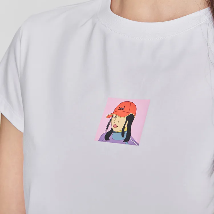 Lee T Shirts Women's White-5