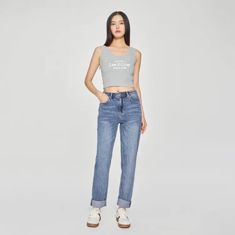 Lee SS25 Jeans Women's Medium Light Blue-4