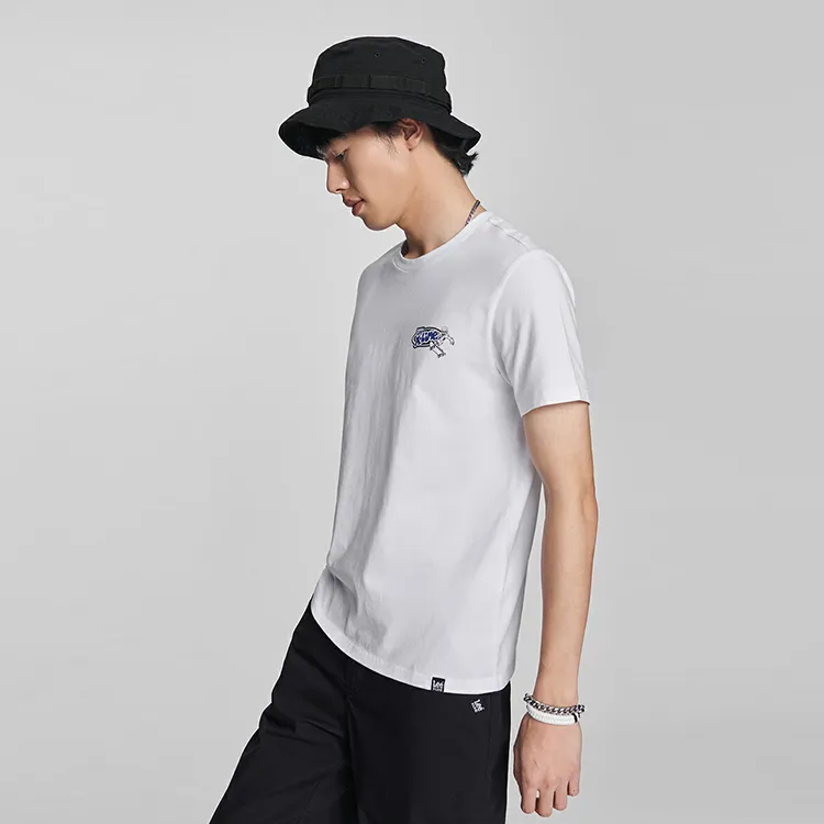 Lee T Shirts Men White-6