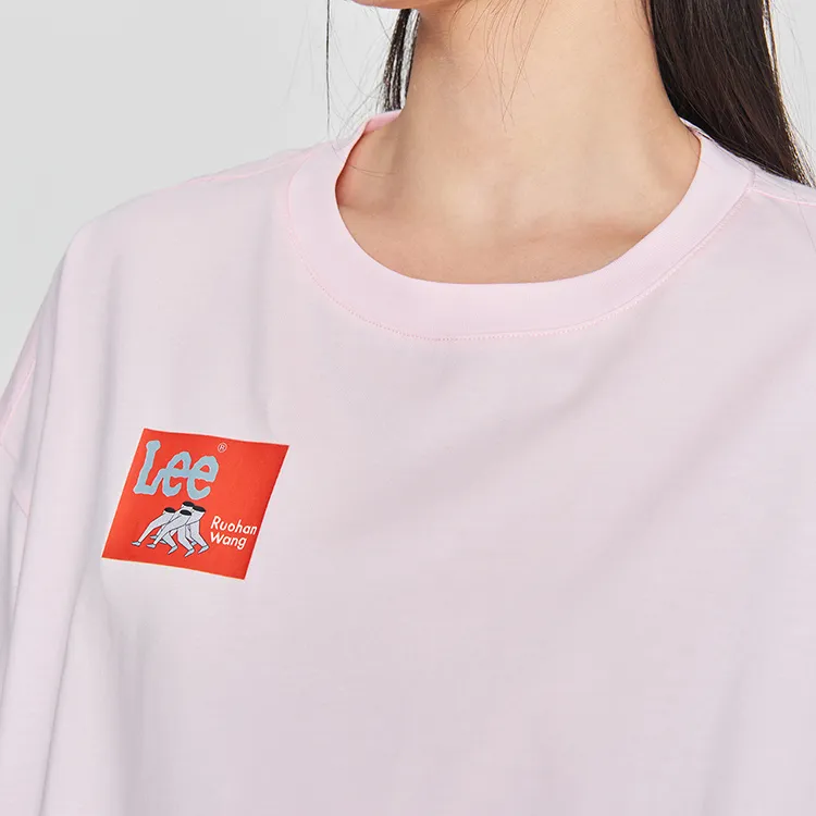 Lee T Shirts Women's Pink-5