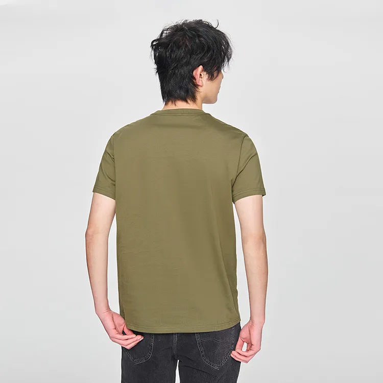 Lee SS25 T Shirt Men's Olive Green-6