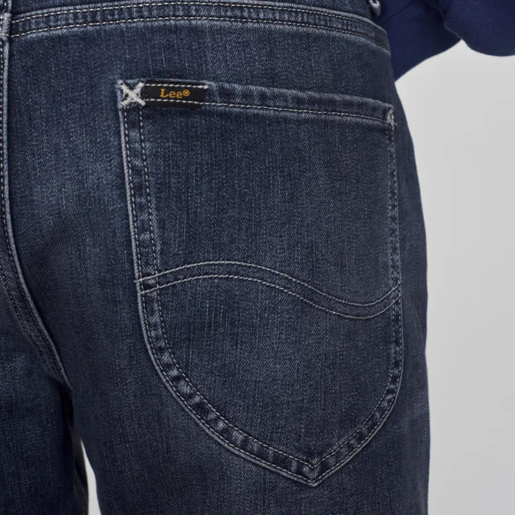 Lee Jeans Men's Medium Dark Blue-6