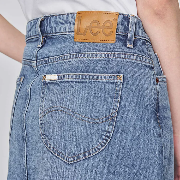 Lee SS25 Denim Short Skirts Women's-6