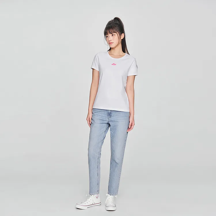Lee T Shirts Women's White-2