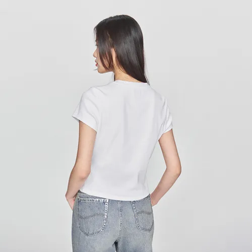 Lee SS25 Regular T Shirt Women's White