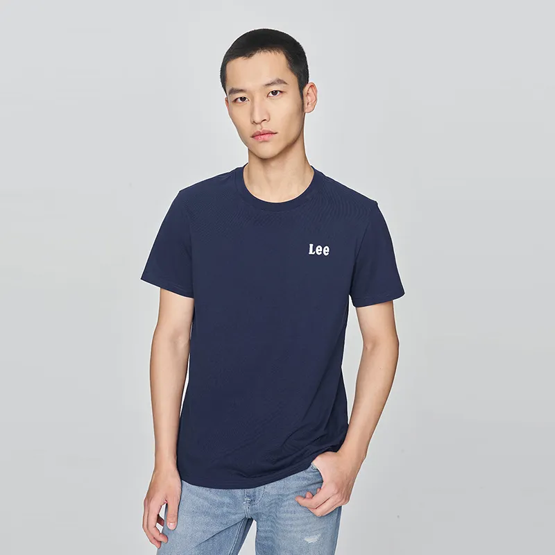 Lee T Shirts Men Navy Blue-4