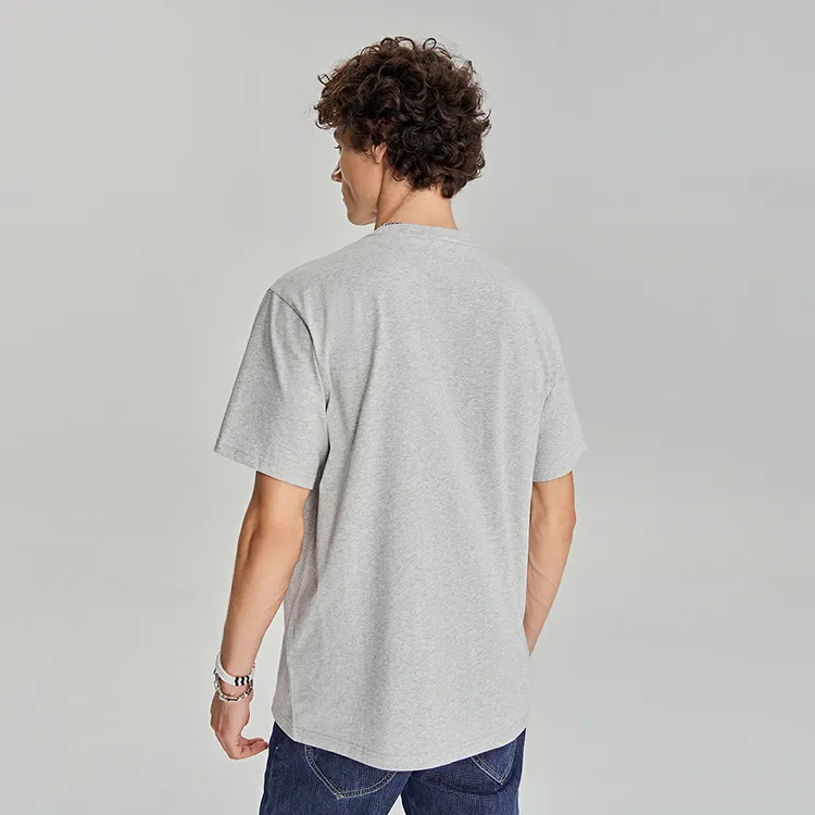 Lee T Shirts Men Heather Gray-3