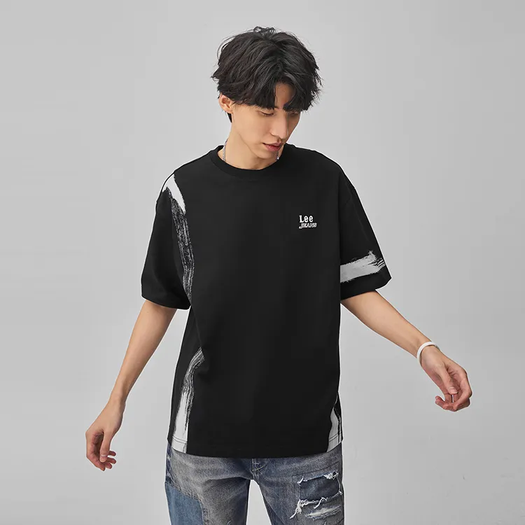 Lee T Shirts Men Black-5