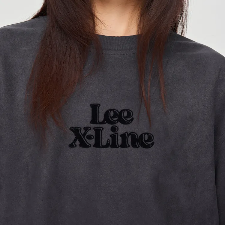 Lee FW24 Sweatshirt Unisex Dark Gray-2
