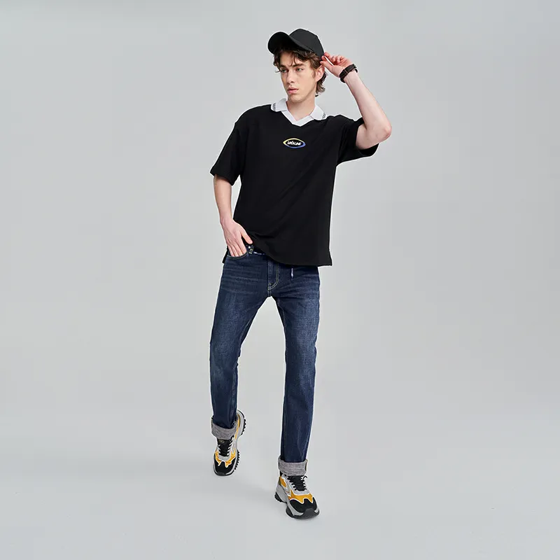 Lee Xline Polo Shirts Unisex Black-4
