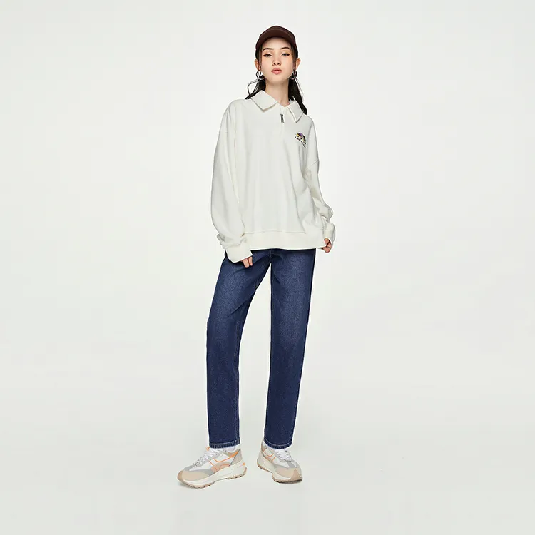 Lee Xline Sweatshirts Unisex White-3
