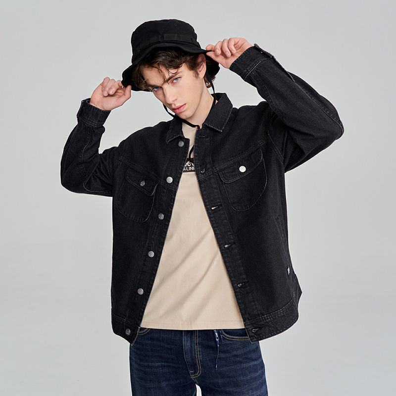 Lee Xline Denim Jackets Men Black - POIZON