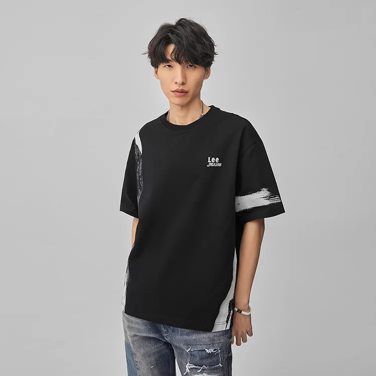 Lee T Shirts Men Black-2