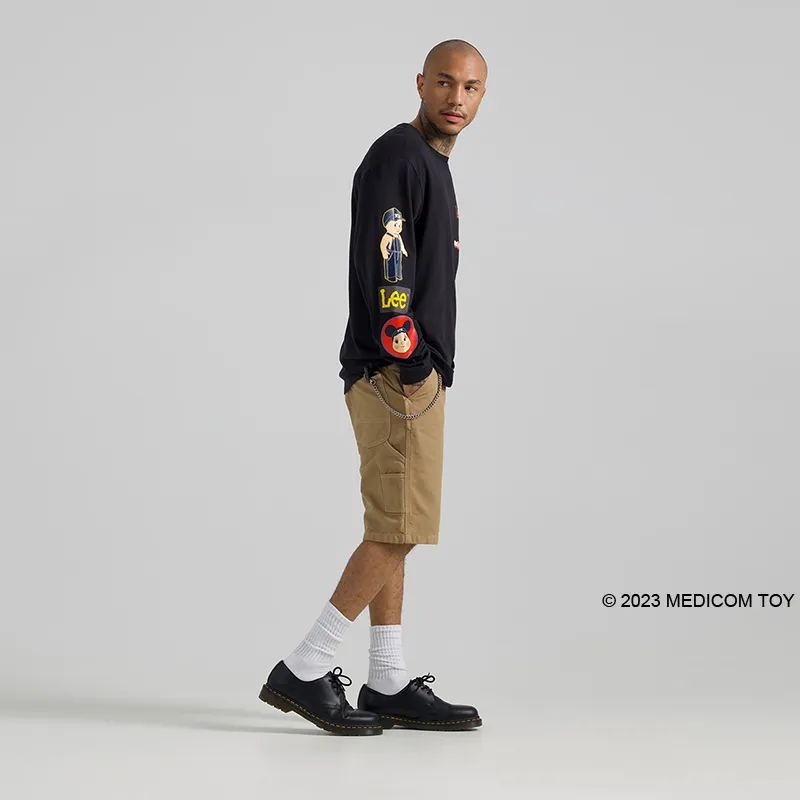 Be@rbrick X Lee T Shirts Men Black-6