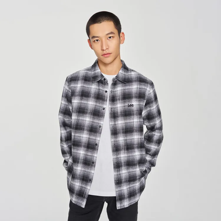Lee Shirts Men Black-3