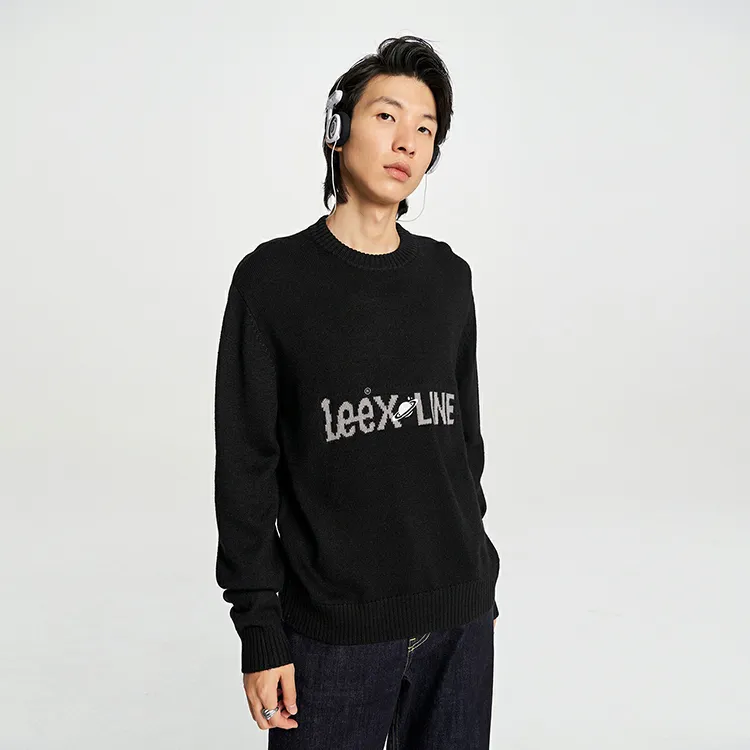 Lee Xline Sweaters Men Black-4