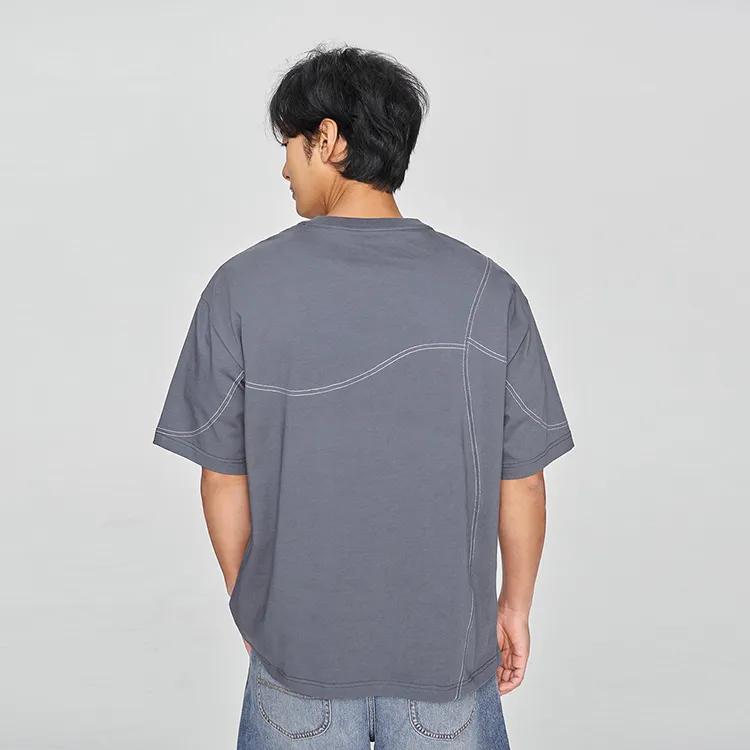 Lee T Shirts Men Iron Gray-6