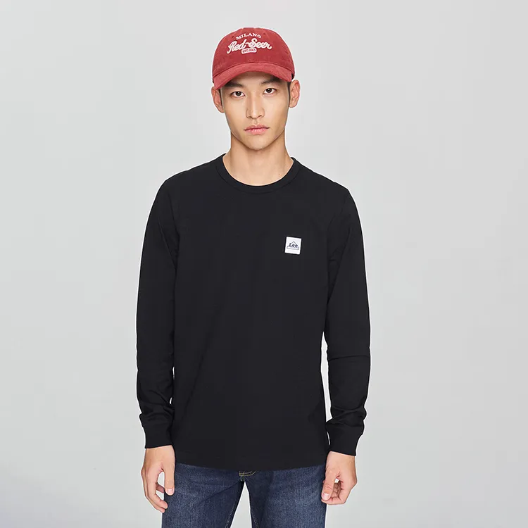 Lee T Shirts Men Black-3