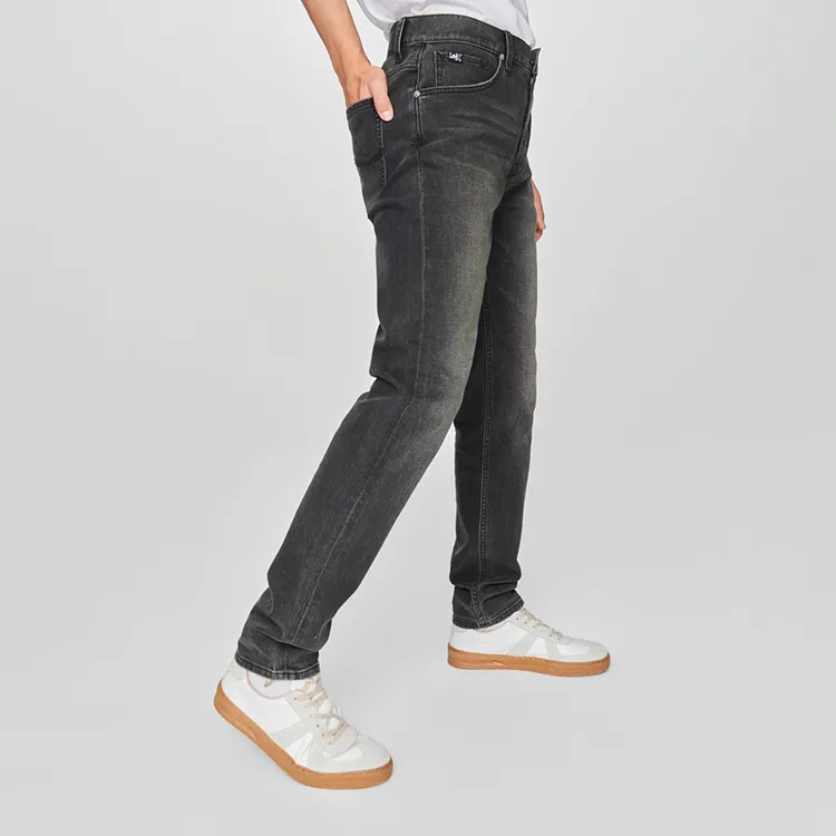 Lee SS25 Jeans Men's Black Gray Color-3