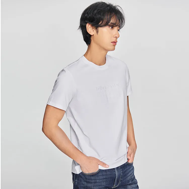 Lee T Shirts Men White-4