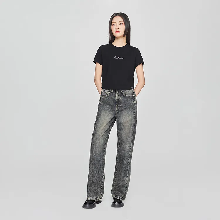Lee T Shirts Women's Black-2