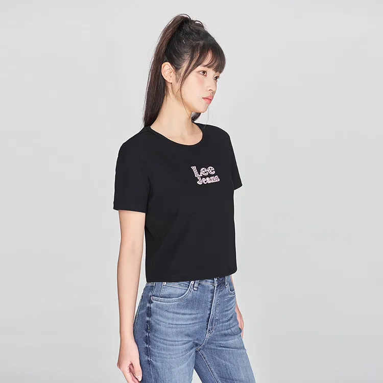 Lee Regular T Shirt Women's Black-4