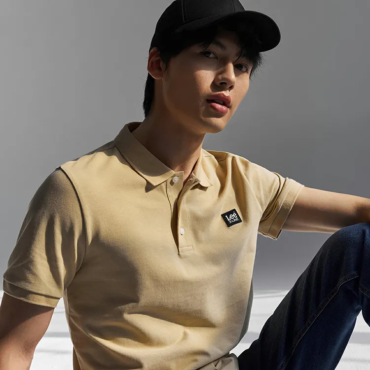 Lee Polo Shirts Men Khaki-3