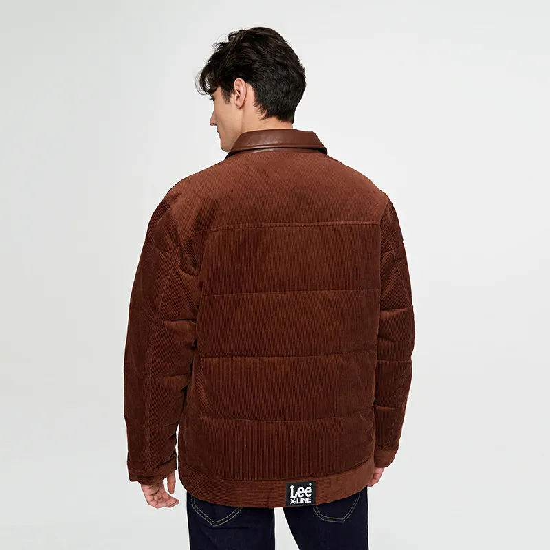 Lee Xline Down Jackets Men Brown-4