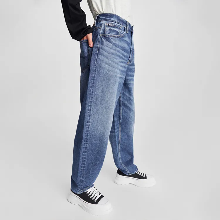 Lee Jeans Men Medium Blue-5