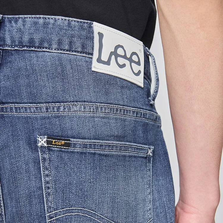 Lee Denim Shorts Men Medium Blue-6