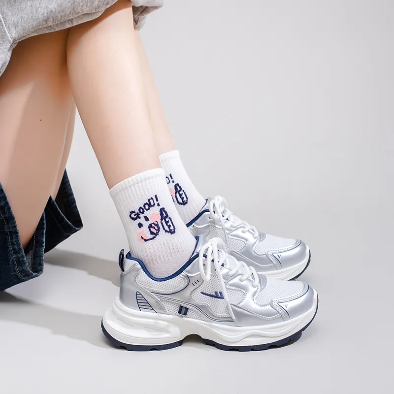 Warrior Lightweight Shock Absorbers Low Top Chunky Sneakers Women's-7